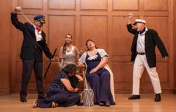 THE TEMPEST - as Antonio, with Michael Gnat, Emma Noelani, Eileen Glenn and Lynn Marie Macy, photo by John Hoffman